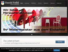 Tablet Screenshot of maler-felkl.de